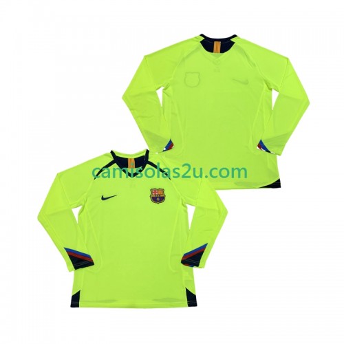 Camisolas de futebol FC Barcelona 2006 Retro Equipamento Alternativa 2005 Manga Comprida Camisolas de futebol FC Barcelona 2006 Retro Equipamento Alternativa 2005 Manga Comprida